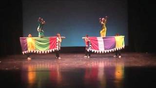 quotFOLKWORLD present BAYANIHAN Dance Company  Philippines  part 2 [upl. by Yelnahs]