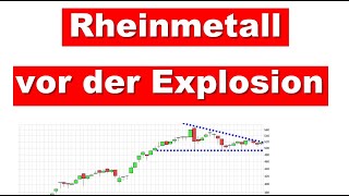 Rheinmetall Chartanalyse es braut sich was zusammen [upl. by Merkley]