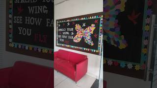 New board decoration ideas  beautiful board decoration ideas shirtvideo viralshort [upl. by Retsae708]