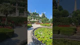 Giardino di palazzo Borromeo travel italy 🇮🇹🤩 shortsvideo viralvideo [upl. by Yltnerb]