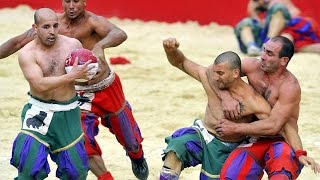 Calcio fiorentino calcio storico Florence Italy [upl. by Rand]