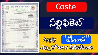 How many days to take To get Caste Certificate  Integrated certificate Application Service time [upl. by Vaules]