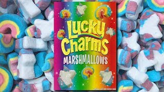 Lucky Charms Marshmallows  Rainbows amp Unicorns 2019 [upl. by Ress544]