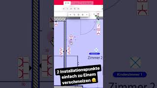 Elektroplanung per Drag and Drop electricalwork elektroplanung elektroinstallation smarthome [upl. by Nerral]