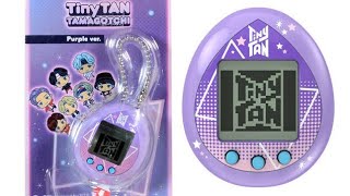 TinyTAN 💜 Tamagotchi Purple Version  Unboxing and First Impressions  방탄소년단  Bangtan Boys [upl. by Noiek147]