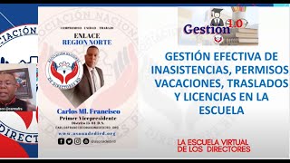 GESTIÓN EFECTIVA DE PERMISOS LICENCIAS VACACIONES Y CONTROL DE ASISTENCIA EN LA ESCUELA [upl. by Goraud]