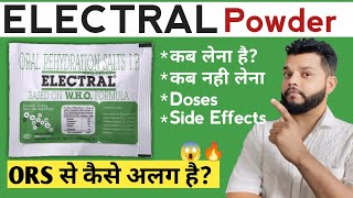 Elecrtral Powder कब और कितना पीना चाहिए  Electral Powder Benefits And Uses In Hindi [upl. by Barnum]