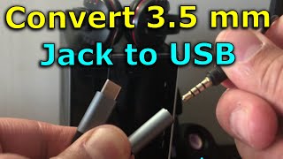 how to make typec to 35mm audio jack converter connection [upl. by Anegroeg516]