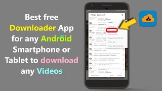 Best free Downloader App for any Android Smartphone or Tablet to download any Videos [upl. by Servais]