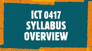 ICT 0417 SYLLABUS OVERVIEW  0417 OVERVIEW  ICT OVERVIEW  0417  ICT OVERVIEW  IGCSE ICT 0417 [upl. by Terese]