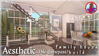 20K BLOXBURG AESTHETIC FAMILY HOUSE BUILD 2STORY NO GAMEPASS [upl. by Ecnahoy367]