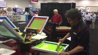 How to Use the Proton Manual Screen Printing Press [upl. by Claus570]