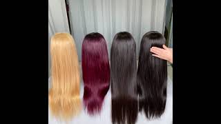 les perruques lisse colores de SAFAVORIHAIR 🎈🎄🎀 [upl. by Wohlert]