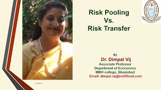 Video 7 Risk pooling vs Risk transfer [upl. by Eiblehs]