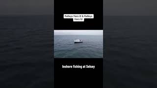 Drone footage  fishing Selsey Kelley’s Heeo Charters Gosport [upl. by Oiralednac]