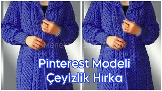 Pinterest Yıldız Modelli Çeyizlik Hırka Yapımı sol ön beden kol yaka kesimi part7knitting [upl. by Brodsky]