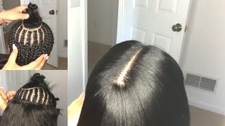 Sew In Tutorial Start To Finish [upl. by Norred449]