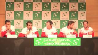 Draw Davis Cup Final France v Switzerland [upl. by Kirenoj]