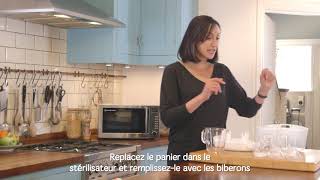 Stérilisateur microondes Tommee Tippee Berceau magique [upl. by Lezah]