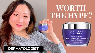 Dermatologist Reviews Olay Regenerist Retinol 24 [upl. by Leland807]