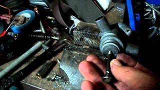 Disassembling mercedes benz Auxiliary Air Valve AKA Air Slide Valve Part 1 [upl. by Olihs]