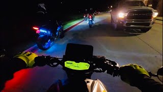 Yamaha MT07  Night Ride in Dallas  Episode 16 [upl. by Geibel92]