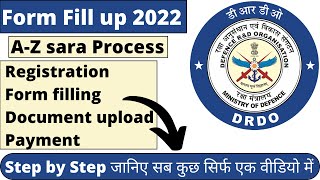 DRDO Form Fill up 2022  DRDO Form Fill Kaise Kare  Process  CEPTAM 10 [upl. by Jasun]