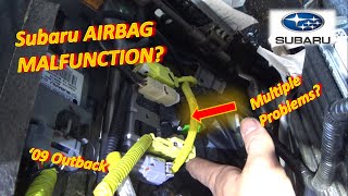 Subaru Airbag MALFUNCTION Occupant Detection System [upl. by Kipp]