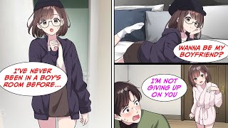 Manga Dub I unknowingly let a super star into my room and she keeps trying to be my girlfriend [upl. by Ardnuasac]