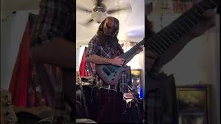 Advanced 9 String Guitar Mannerisms stream 9stringguitar metal rock [upl. by Sheryle630]