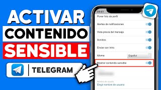 ✅ Como Activar Contenido Sensible en Telegram 2024 Fácil y Rápido 🚀 [upl. by Autum]