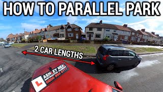 How To Parallel Park  Driving Test Manoeuvres [upl. by Jonie]