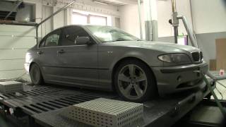 BMW E46 330d 204KM  303KM 704Nm powered by DYNOSOFT [upl. by Eocsor]