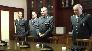 Il Comandante provinciale della GdF col Alfonso Amaturo saluta la Stampa viterbese [upl. by Eicyaj]