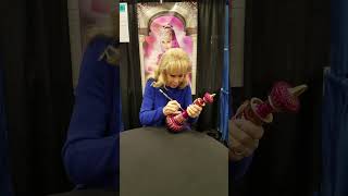 Barbara Eden signing My Jeannie Bottle at Steelcitycon [upl. by Kumagai]