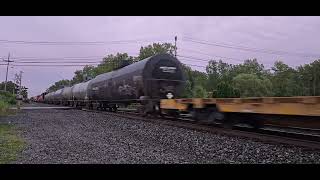 823 csx M363 with NS4514NS4837 westbound at Coldwater road Milepost 3780 [upl. by Yelyk876]