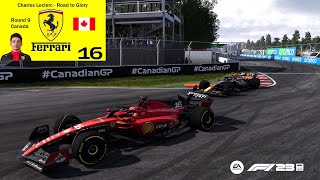 F1 23 Road to Glory  Charles Leclerc Round 9  Canada [upl. by Chrysa]