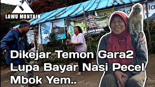 LARI DIKEJAR TEMON Di WARUNG MBOK YEM PUNCAK HARGO DALEM GUNUNG LAWU [upl. by Daegal]