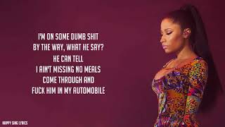 ANACONDA  NICKI MINAJ Lyrics [upl. by Junno677]