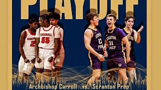 Archbishop Carroll vs Scranton Prep Highlights [upl. by Lilla279]