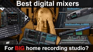 Best digital mixer for big home recording studio The stupidity of pro audio industry [upl. by Obidiah584]