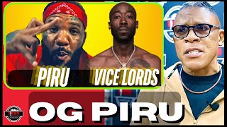 OG PIRU on Vice Lord GANG Ran Up Michael Jackson Death Freeway Ricky vs Big Meech Full Interview [upl. by Tiff]