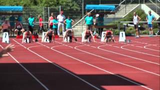 BIFFI DANIELE M40 100 M ZEITLAUF DM 2015 ZITTAU  WWWFASTANDFITDE [upl. by Maisel943]