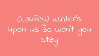 Laufey amp Dodie Clark  Love to Keep Me Warm Lyrics [upl. by Bakemeier]