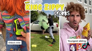 🔥1 HOUR🔥King Zippy  living with siblings best best pranks  TikTok Compilation [upl. by Amsirp]