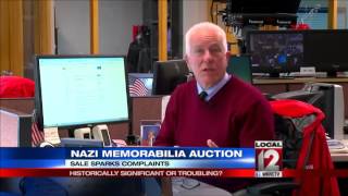 Nazi memorabilia auction sparks complaints [upl. by Eilsil]