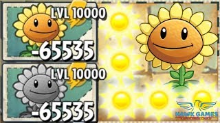 Plants vs Zombies 2 Sunflower Upgraded to Level 10000 PvZ2 verampvz verammod [upl. by Biddick]