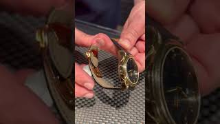 Omega DeVille Co Axial Chronometer Yellow Gold Watch 46338000 Review  SwissWatchExpo [upl. by Onfre187]