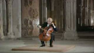 Rostropovich Plays Bach 6ii Allemande PART 2 [upl. by Duky]