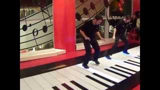 Professional Dance on Giant Floor Piano [upl. by Heda]